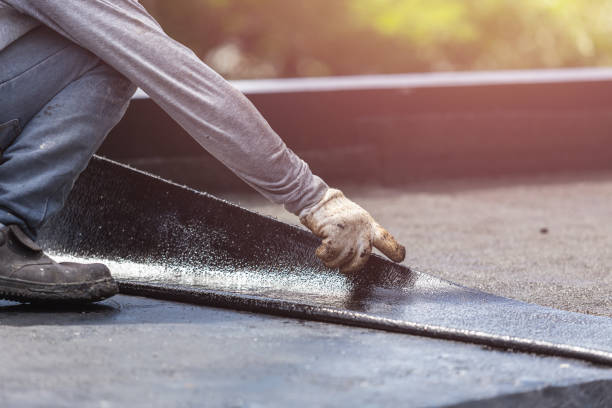 Professional Crawl Space Encapsulation technician working in Fishers, NY